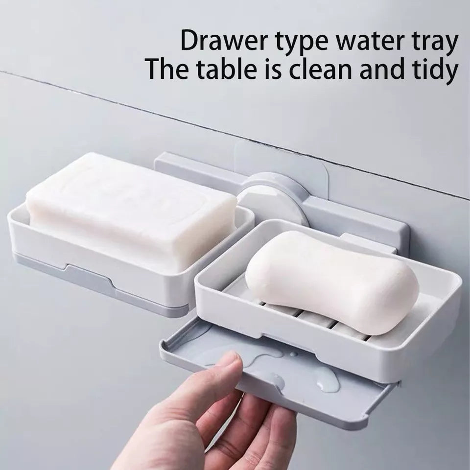 Double Layer Rotatable Soap Dish