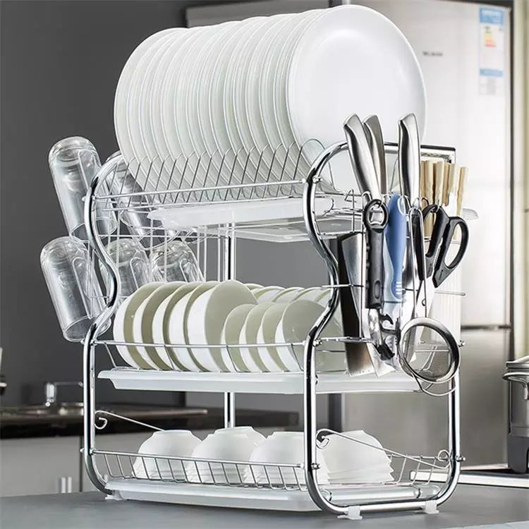 3 Layer Dish Drainer