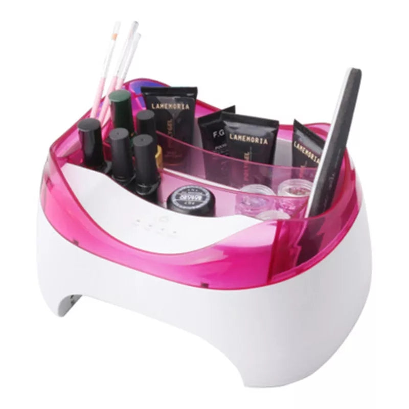 Nail Drier with an Organiser On Top