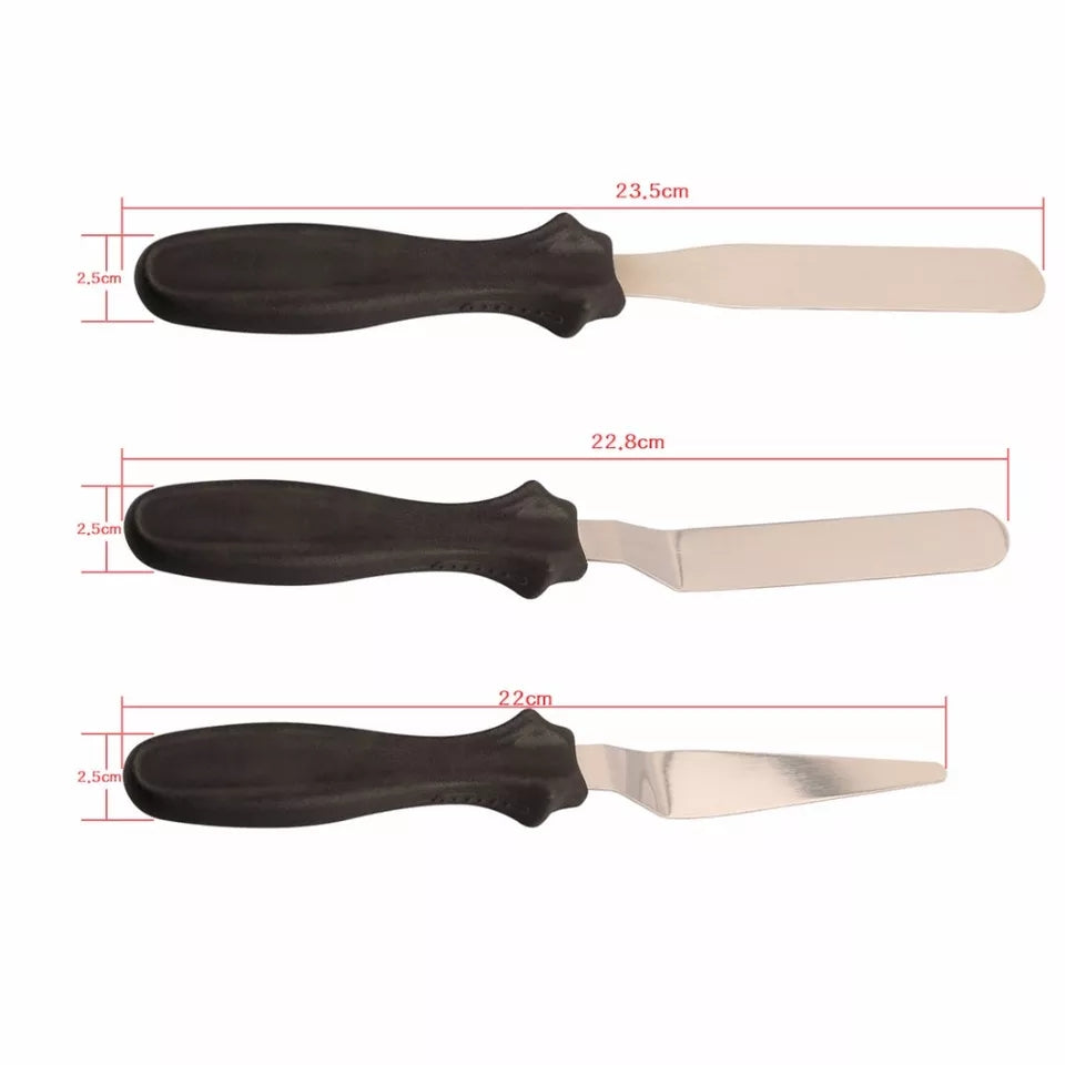 3 in 1 cake pallet knifes