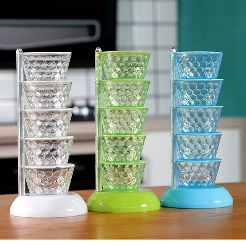 5 Layer Rotating Seasoning Stand