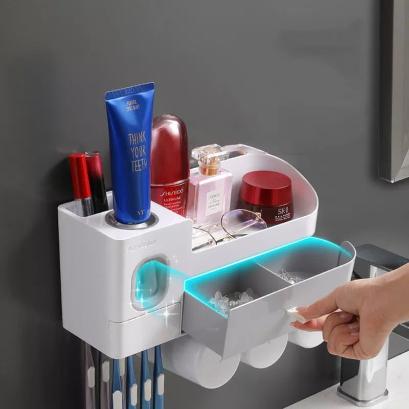 Automatic Toothpaste Dispenser/Accessories Organizer