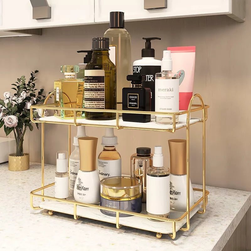 Double Layer Makeup Organizer