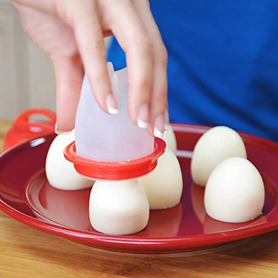 6Pcs Set Silicone Egg Poacher/Boiler