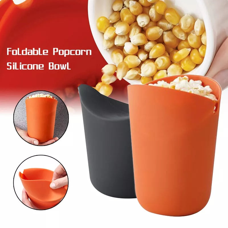 Foldable Popcorn Popper Bucket