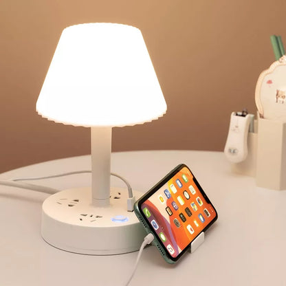 Bedside Lamp With Charging Ports