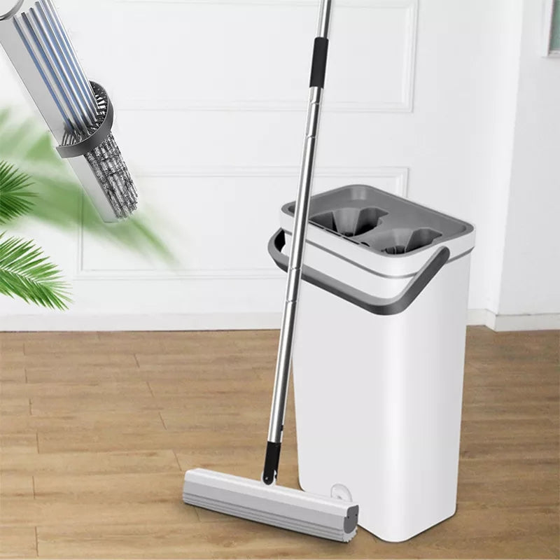 Hand Free Squeeze Mop with Bucket