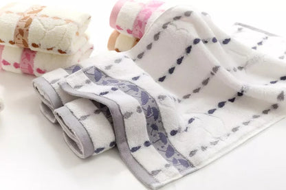 Cotton Knitted Printed Umbrella Pattern Kitchen Towel
