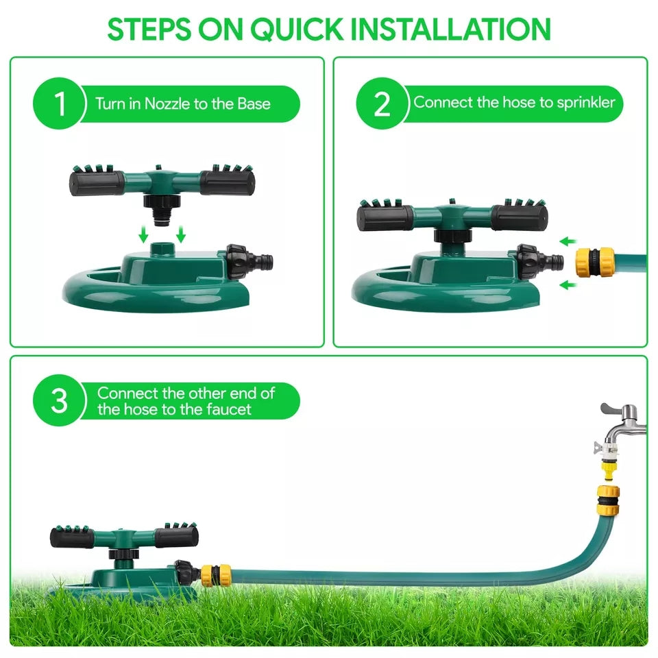 3 Arm Garden Sprinkler