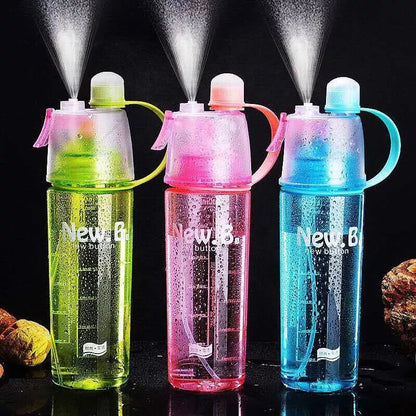 600Ml Custom Leak Proof Sports Plastic Spray Water Bottle