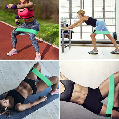 3Pcs Booty Bands Fabric Resistance Glute Bands