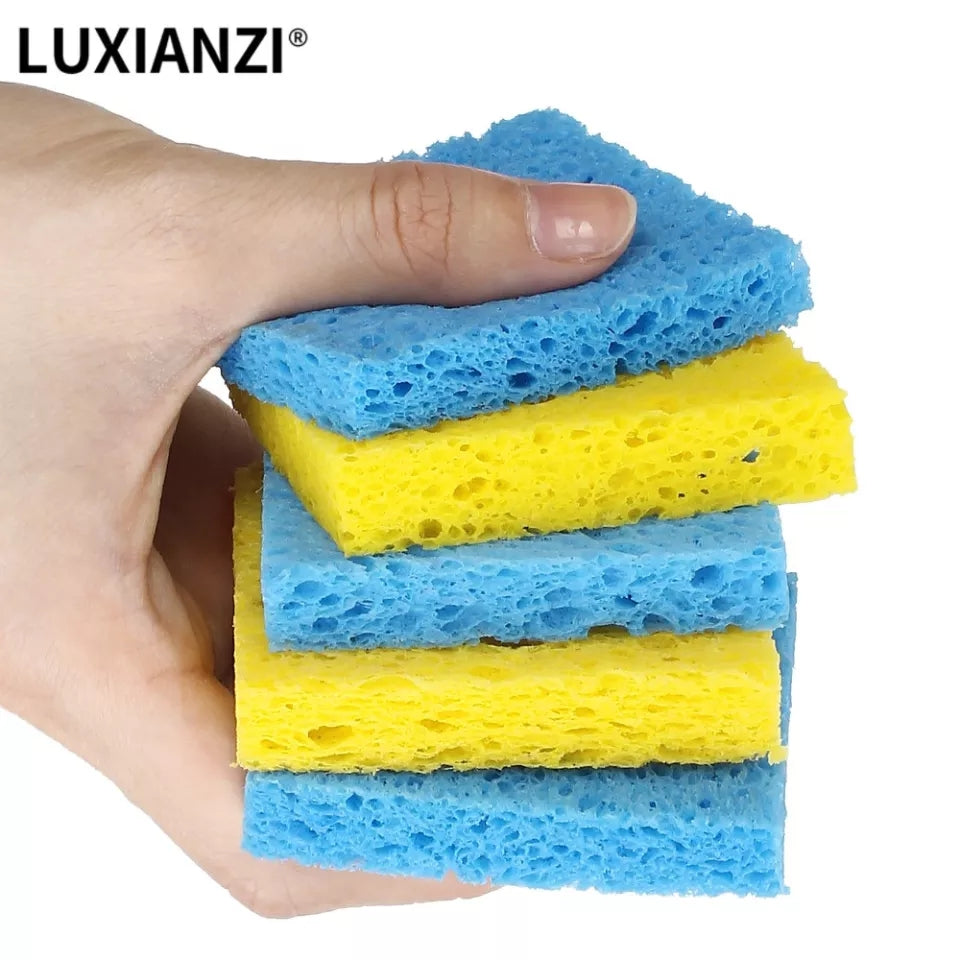 Plant Fiber Sponge Scouring Pad -4Pc