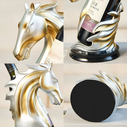 Horse Theme Head W'Bottle Holder