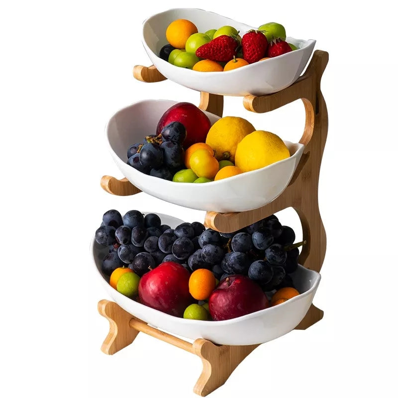 Nordic Ceramic Fruit/Snack Stand