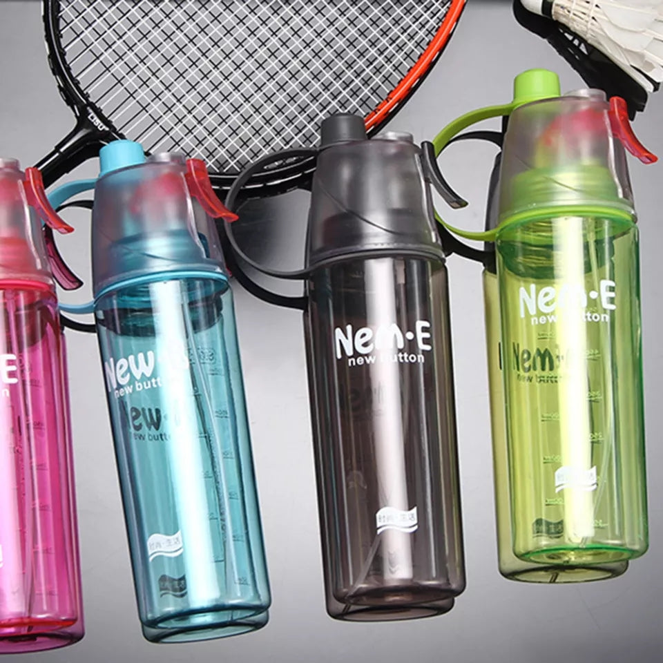 600Ml Custom Leak Proof Sports Plastic Spray Water Bottle