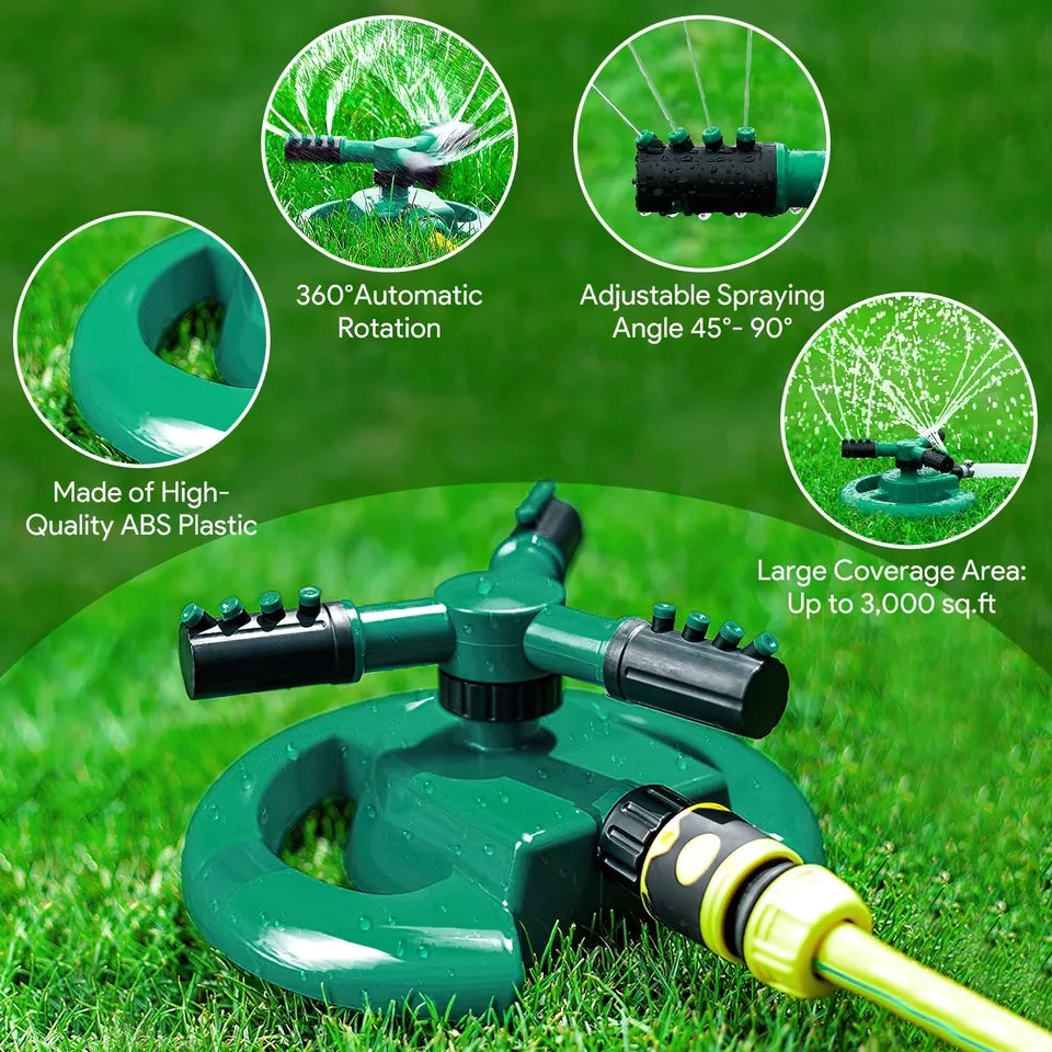 3 Arm Garden Sprinkler