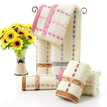 Cotton Knitted Printed Umbrella Pattern Kitchen Towel