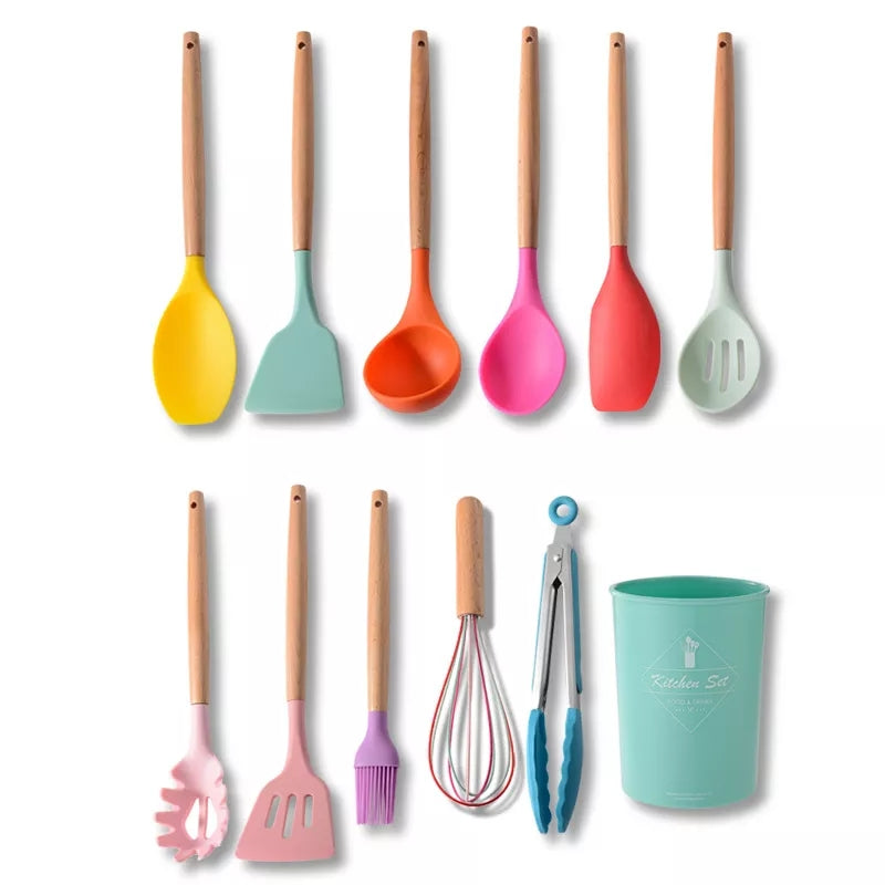 Silicone spoon set