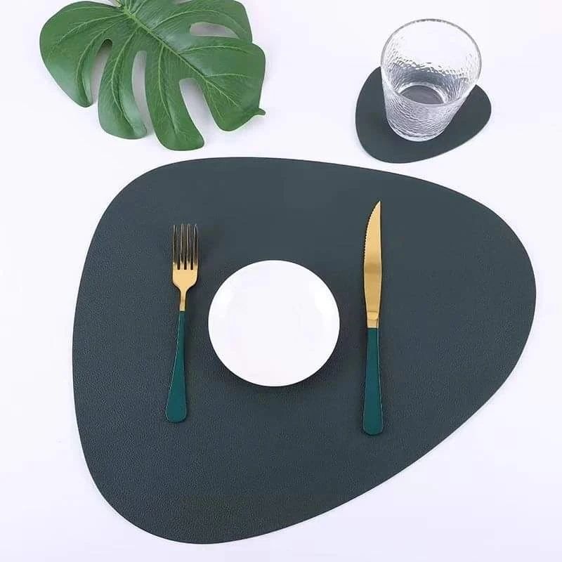 12Pcs Leather Placemats