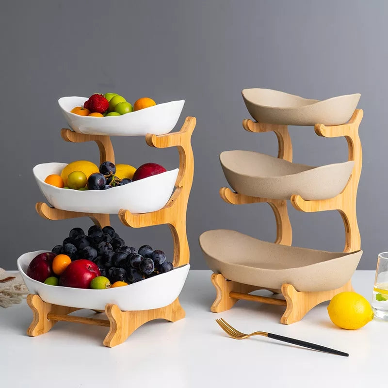 Nordic Ceramic Fruit/Snack Stand