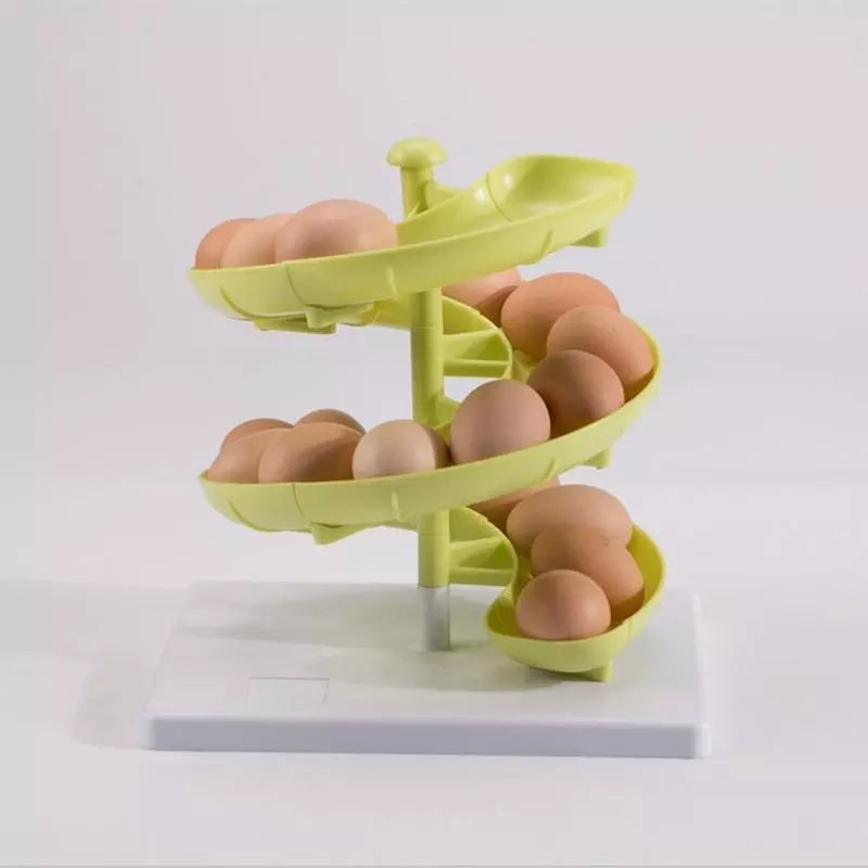 Sliding Spiral Egg/Fruits Organizer