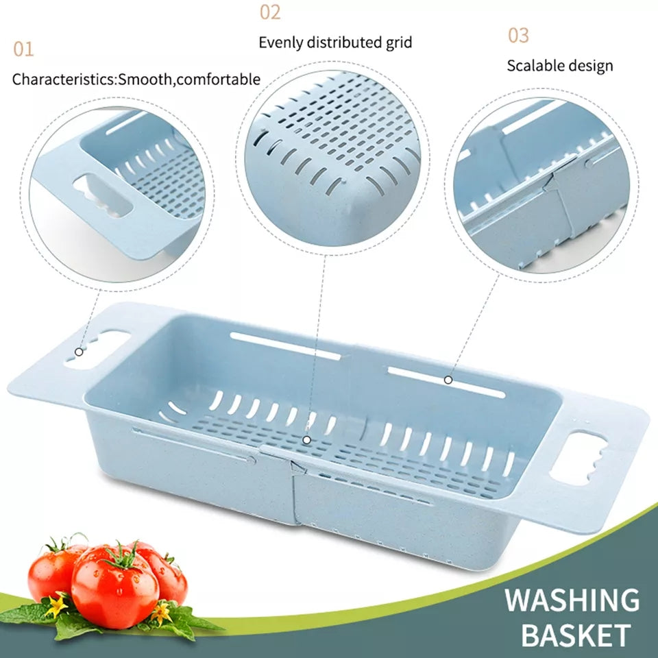 Adjustable Sink Wash & Drain Tray