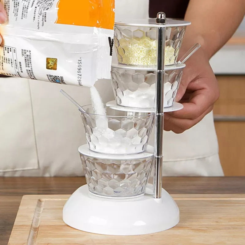 5 Layer Rotating Seasoning Stand