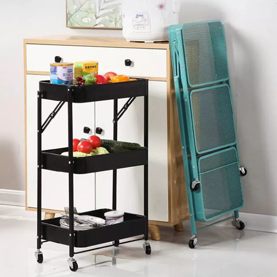 3Tier Kitchen Trolley Rack