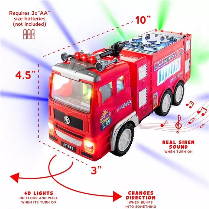 Electric Fire Truck Kids Toy