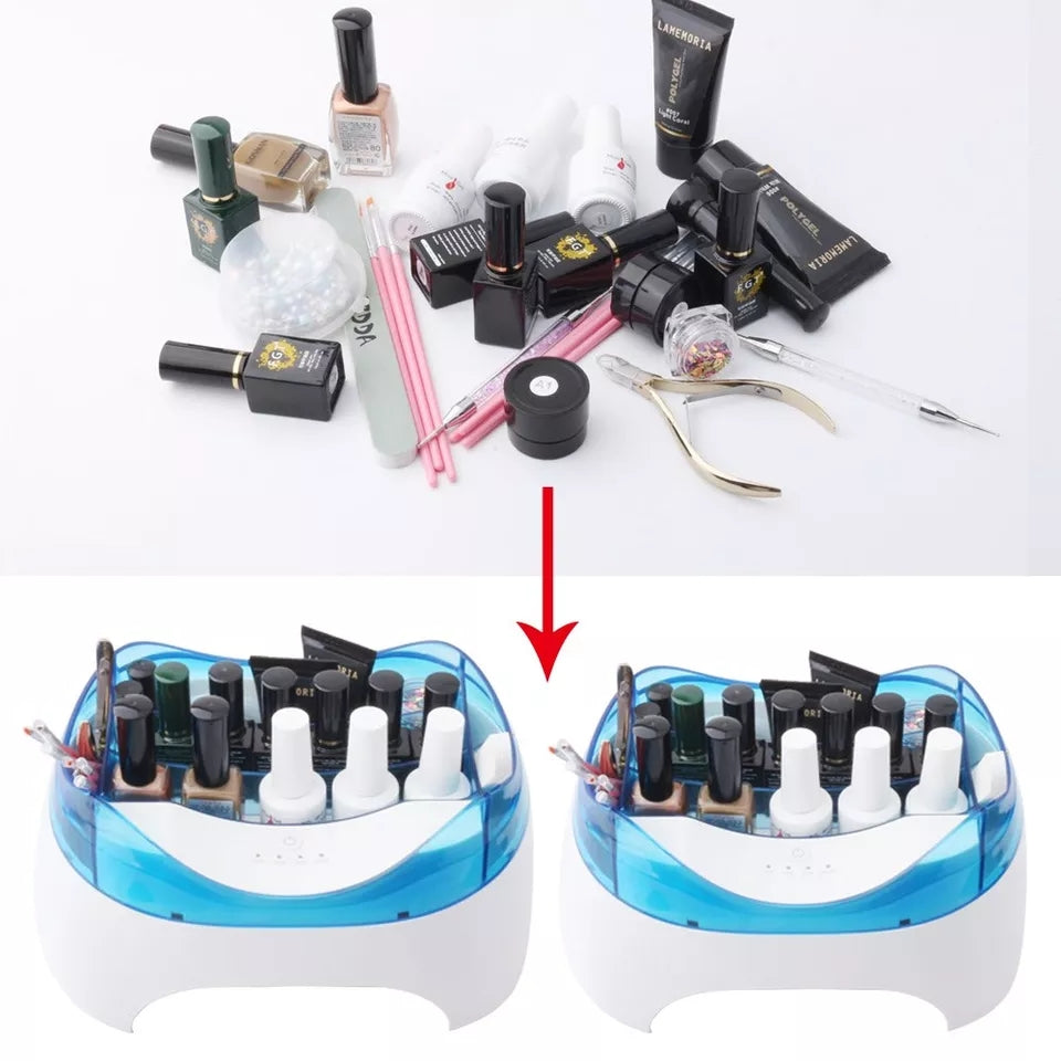 Nail Drier with an Organiser On Top