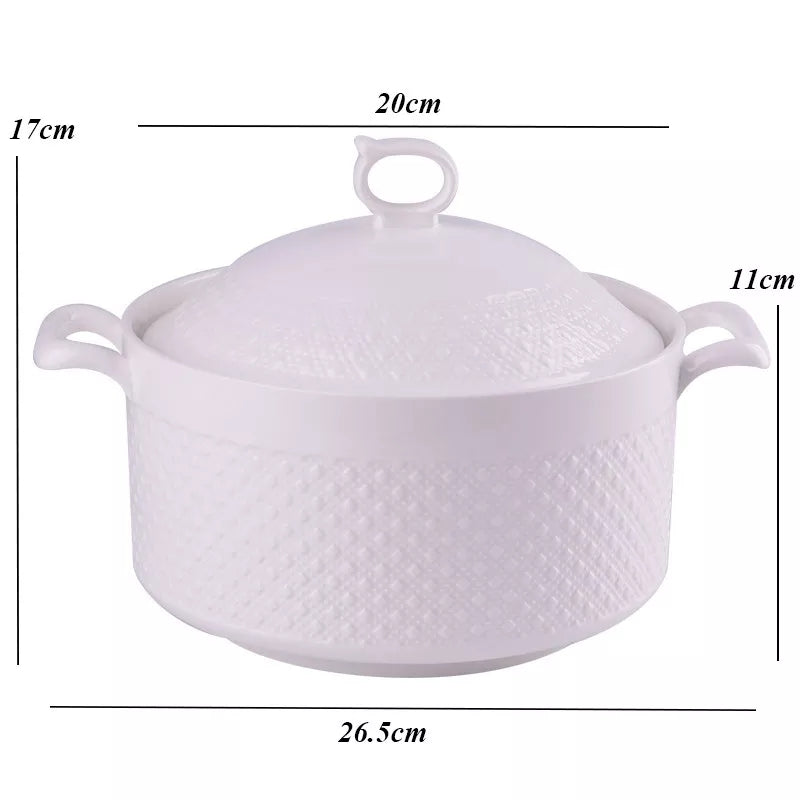 3Pcs Serving Casserole Set