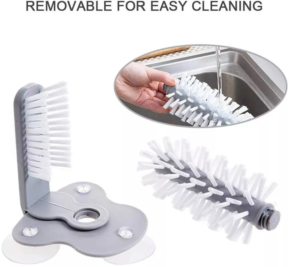 Dual Bristle Glassware Cleaning Brush