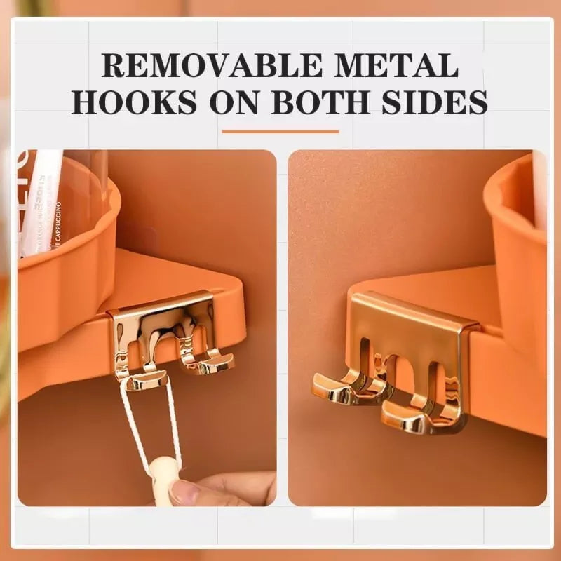 Rotating Triangle Bathroom Rack