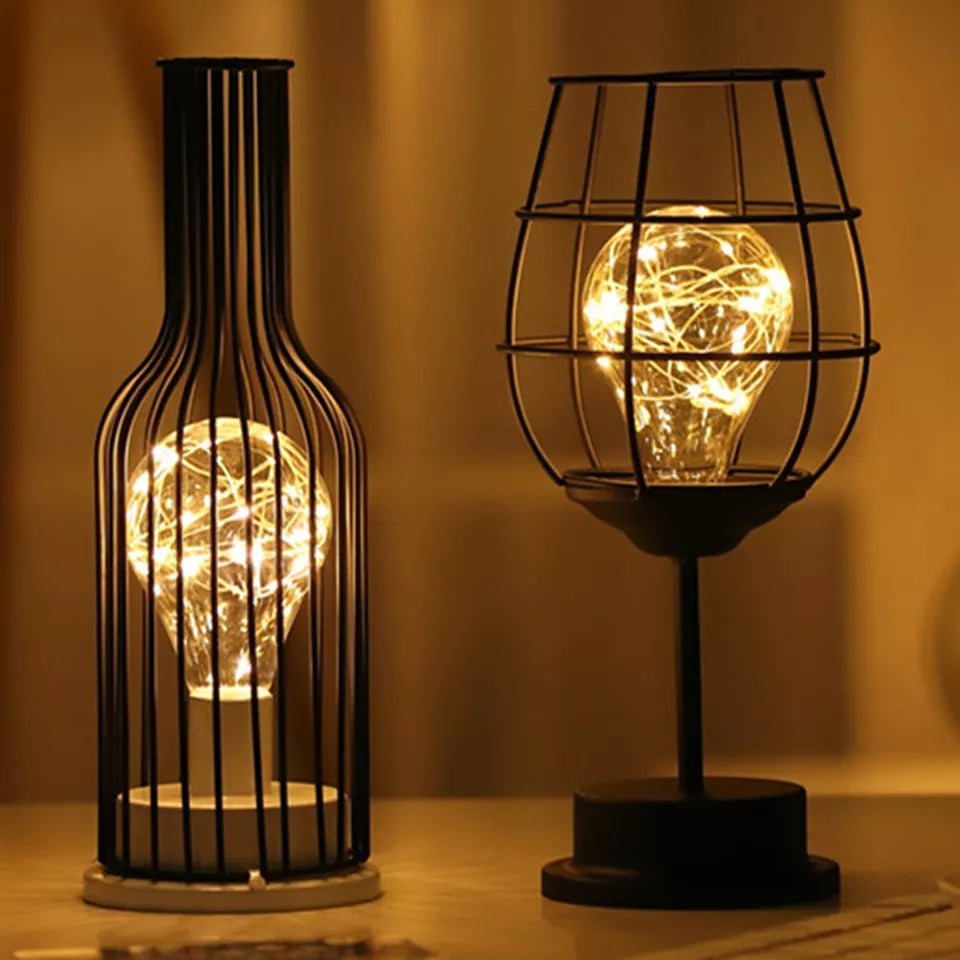 Wrought Iron  LED Table Lamp