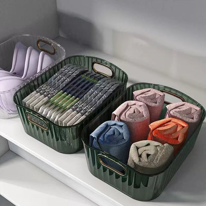 Bathroom organizer cosmetic storage basket