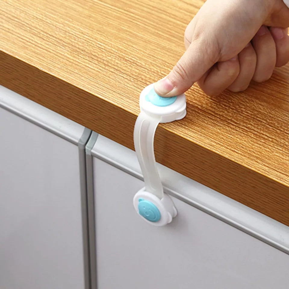 6Pcs Kids Safety Fridge Lock Bands