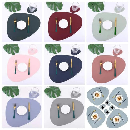 12Pcs Leather Placemats