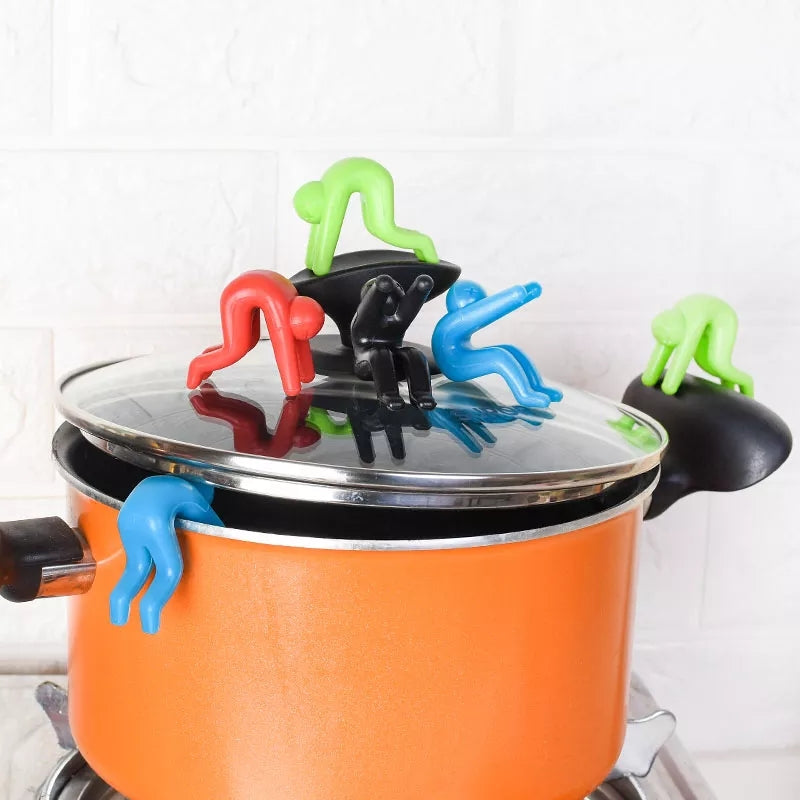 Creative Man Anti - Overflow Pot Rack Holder