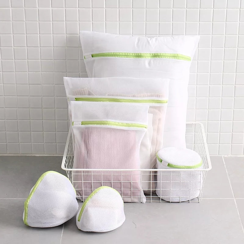 Thickened Mesh Laundry Bag Set