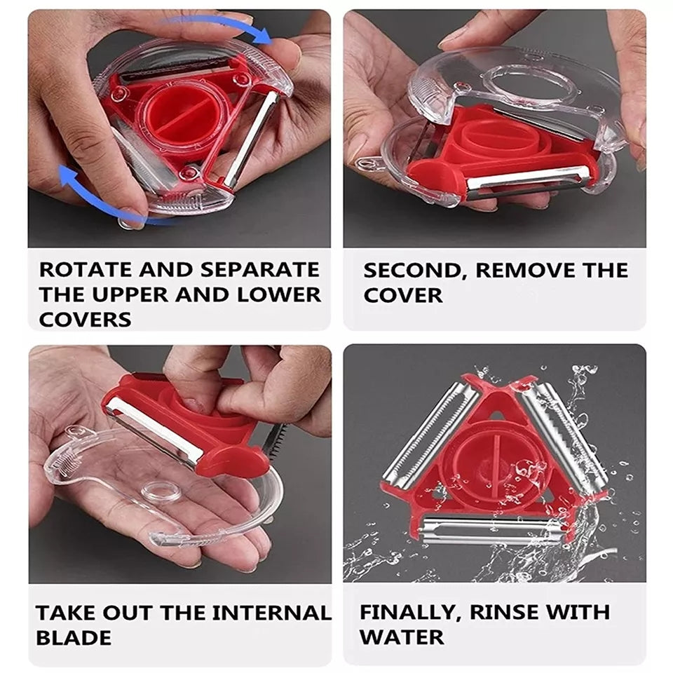 Rotary Multifunction 3 in 1 Peeler