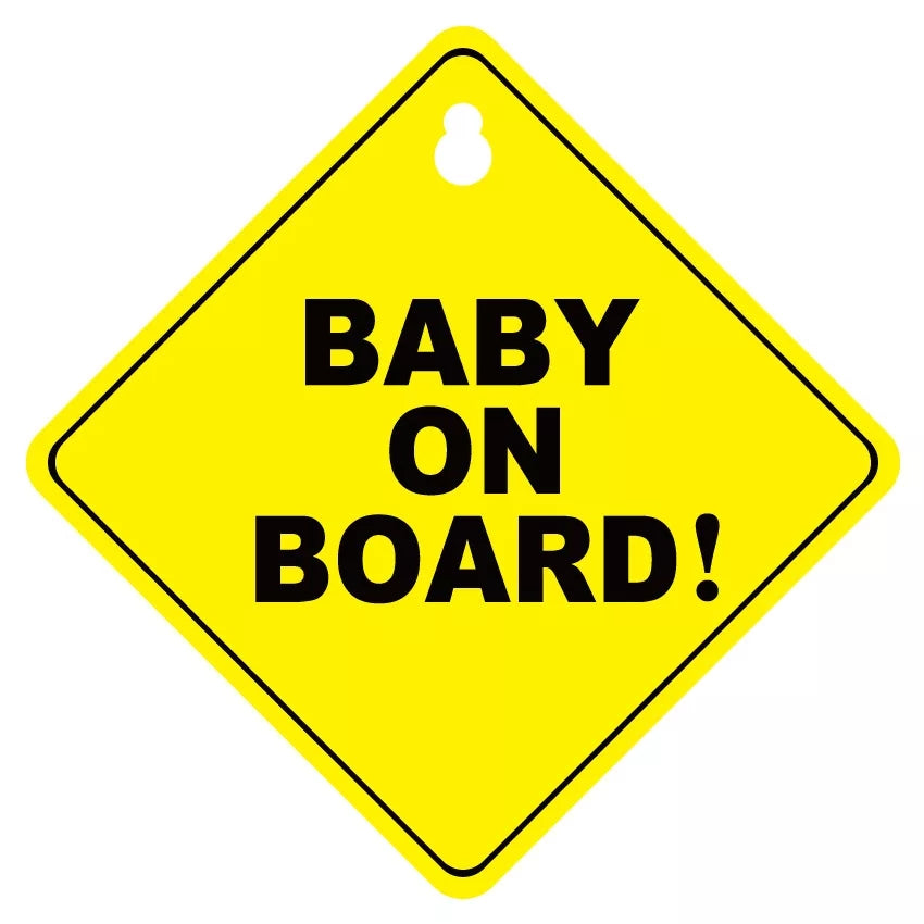 Baby On Board Safety/Warning Cards