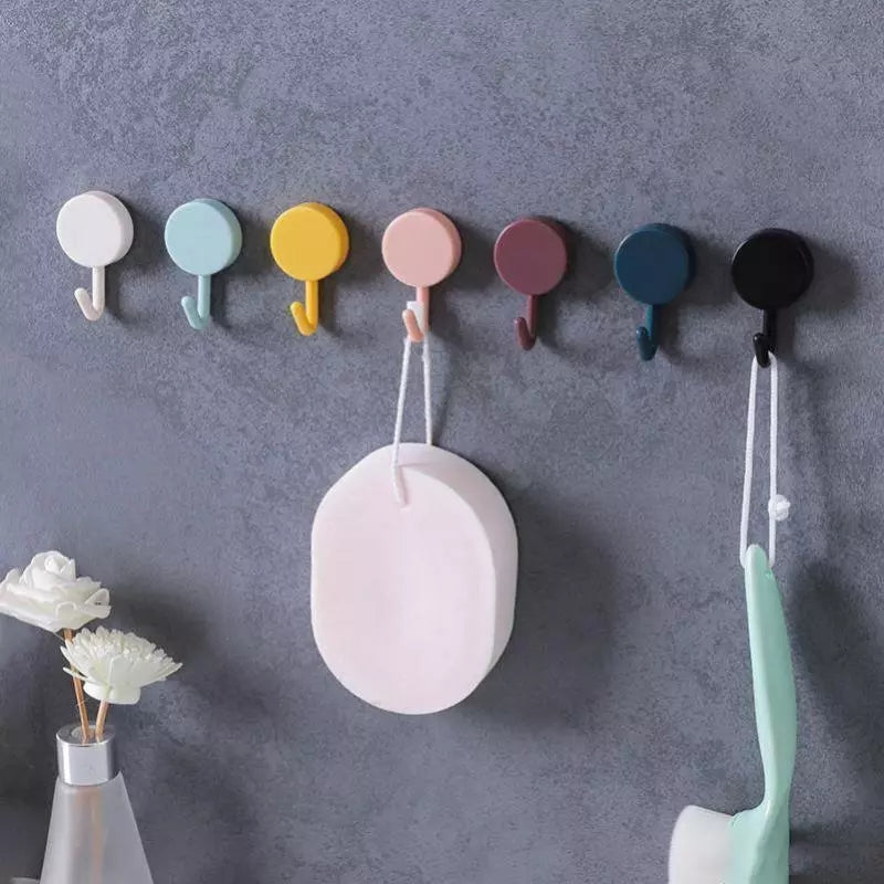 Simple Coloured 10Pcs Hooks