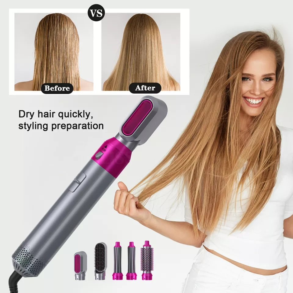 5 In 1 Hot Air Curling Tong Hair Styler Set