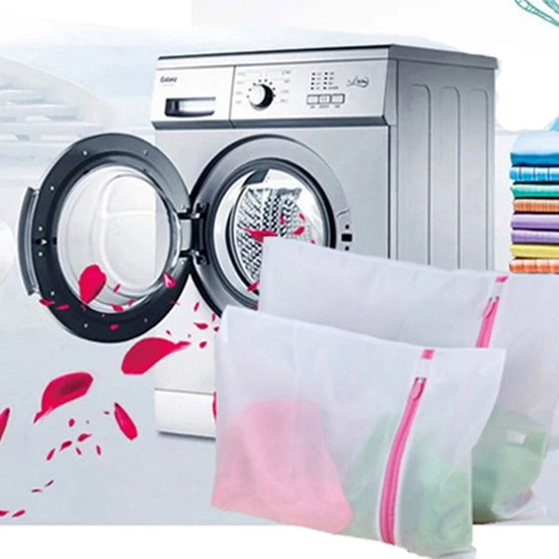 Thickened Mesh Laundry Bag Set