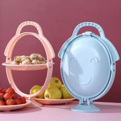 2 Layer folding dessert plate