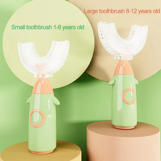 Children U-Shaped Toothbrush Silicone Toothbrush