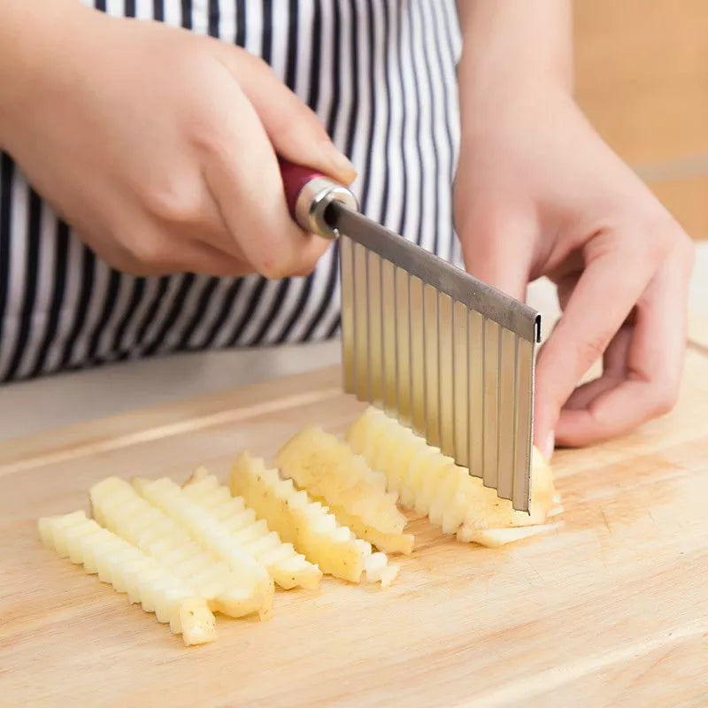 Stainless Steel Wavy Knife