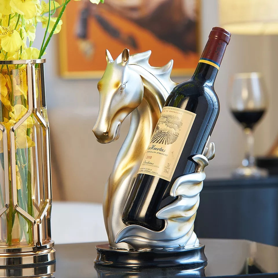 Horse Theme Head W'Bottle Holder