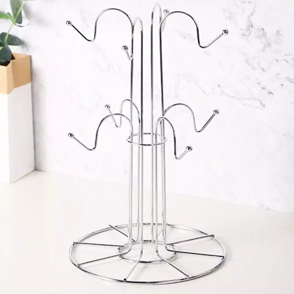 Strong Stainless Steel 8Pc Mug Holder