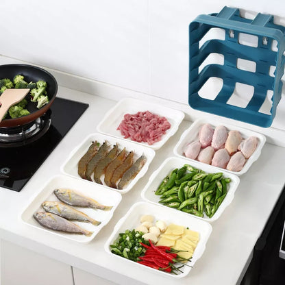 Kitchen Multilayered Food Prep Rack